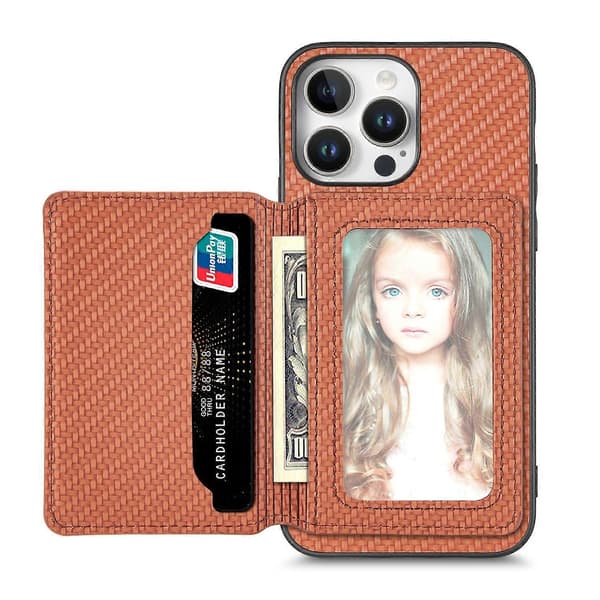 Kulfiberpung-etui til iPhone 16 Pro