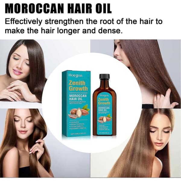 Marockansk hårolja ZenithGrowth Marockansk hårolja 100ml