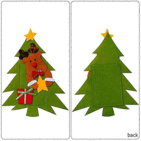 Julebestikkholder Juletre Bestikkstativ Julebordpynt