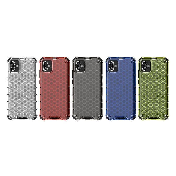 For Samsung Galaxy A04e 4g Honeycomb telefondeksel (hvit)
