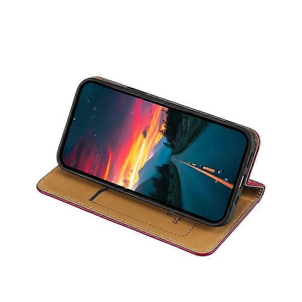 Til Samsung Galaxy M52 5G Grid Texture Magnetisk Flip Læder Telefoncover