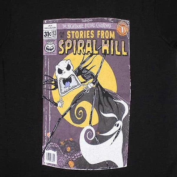 The Nightmare Before Christmas Spiral Hill Jack T-skjorte