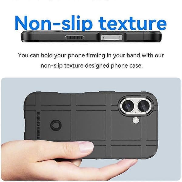 Til iPhone 16 Plus Cover Til iPhone 16 Plus 16 Pro Max Cover Stødsikkert Robust Skjold TPU Beskyttende Telefoncover iPhone 16 Plus