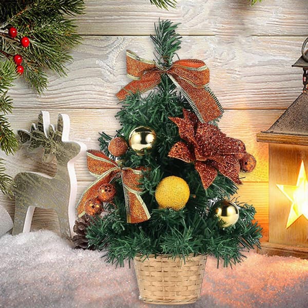 Bordplade juletræ kunstigt juletræ julepynt figur