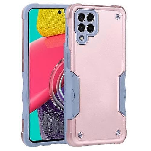 Til Samsung Galaxy M53 5G Sklisikkert Armor Telefondeksel