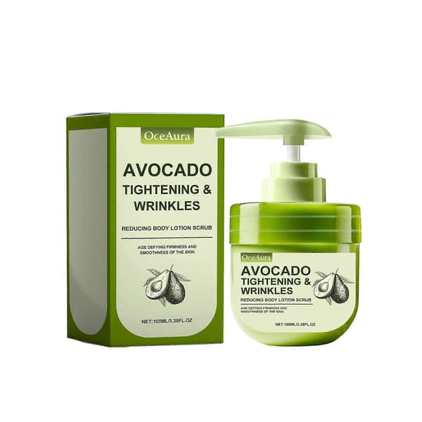 Avocado Eksfolierende Bodylotion Fugter og Blødgør Hele Huden