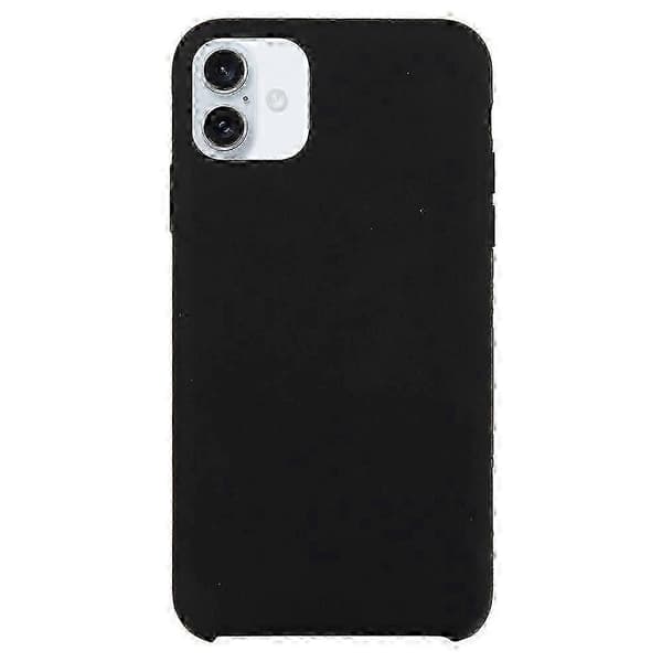 Silikonskal för iPhone 16 (svart)