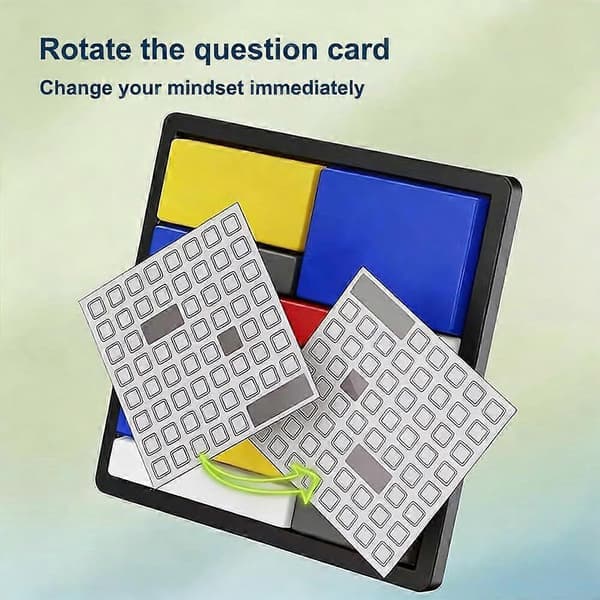 Logic Puzzles and Brain Teasers for Kids and Adults, 88 Challenges, 4 Difficulty Levels, Portable and Educational Thinking Game for Brain Training