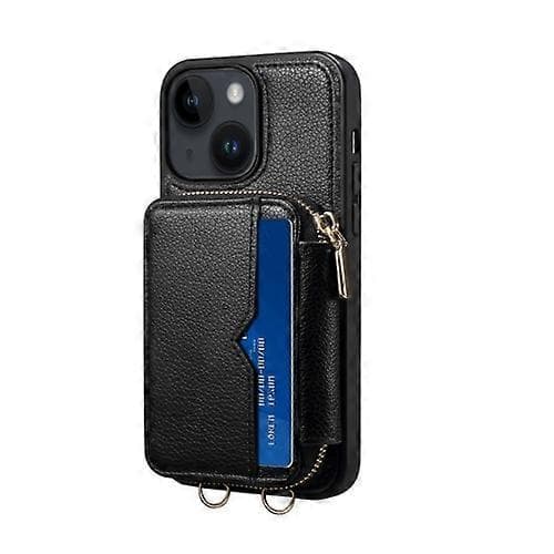 iPhone 15 vetoketjullinen korttipaikkakuori