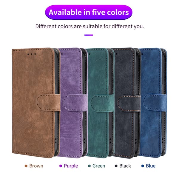 Til Honor Magic7 Lite/X9c 5G PU-læder lynlås-pung-etui med 9 kortpladser (brun)