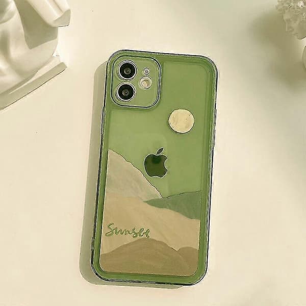 För Iphone 13 Pro All-inclusive fodral (grönt äpple)