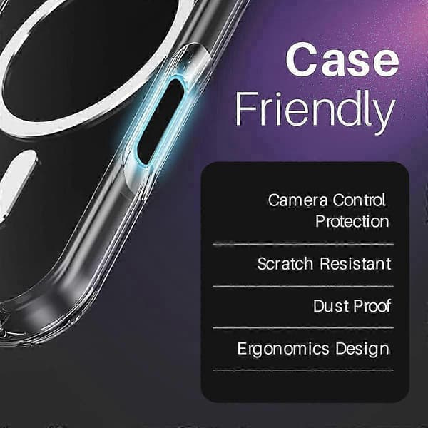 2-paknings deksler for kamerakontrollknapper til iPhone 16, 16 Plus, 16 Pro og 16 Pro Max