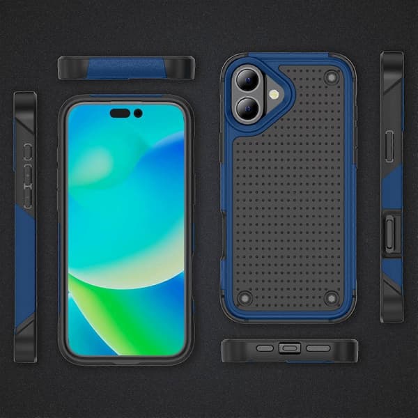 PC + TPU telefondeksel til iPhone 16
