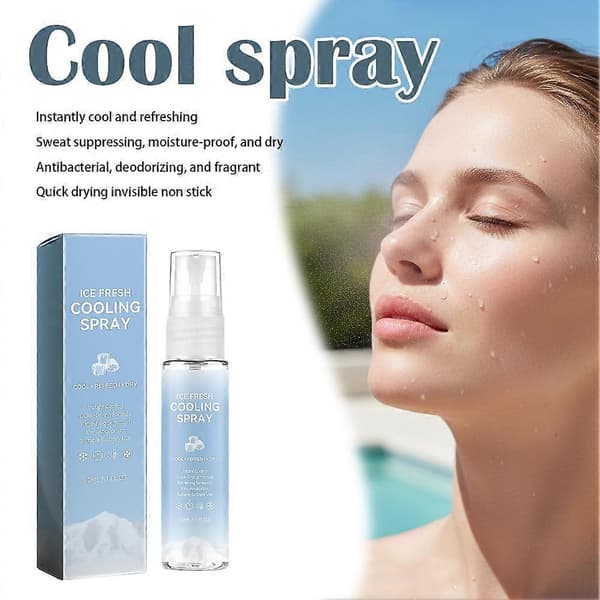 Ice Fresh kjølespray 30ml - Blå, For svettekontroll