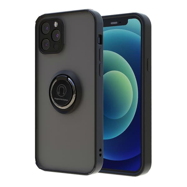 Til iPhone 12 Pro Max-deksel med ringholder, til iPhone 12 Pro magnetisk deksel