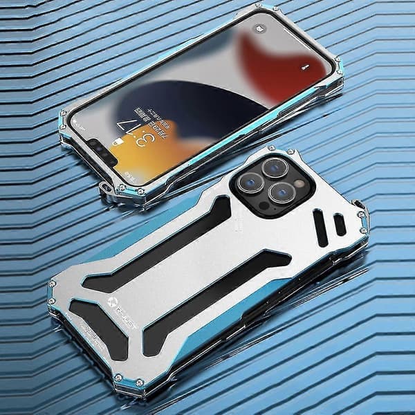 R-bara rustning metallbeskyttelsesdeksel til iPhone 13 Pro