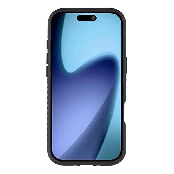 For iPhone 17 Air-deksel med støtte, støtsikkert TPU+PC-bakdeksel - marineblå