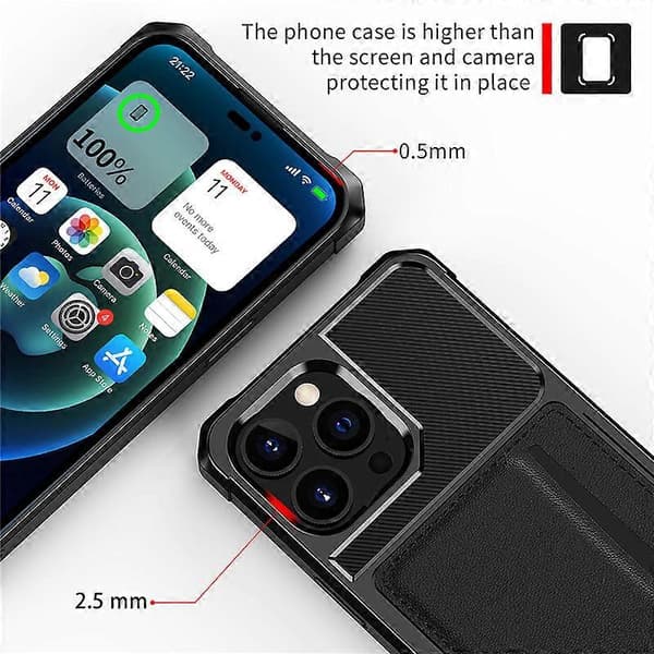 INF Elegant lommeboketui for iPhone 16-serien iPhone 16