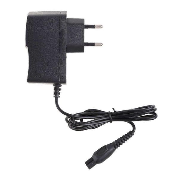 Veggplugg lader strømladerkabeladapter for elektrisk barbermaskin laderkabel 15V strømadapter