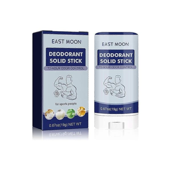 Deodorantstift til mænd - Langvarig lugtkontrol, bærbar og effektiv til armhuler og fødder