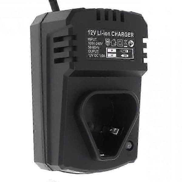 Elektrisk drillader 12V litiumbatterilader EU-plugg litiumbatterilader