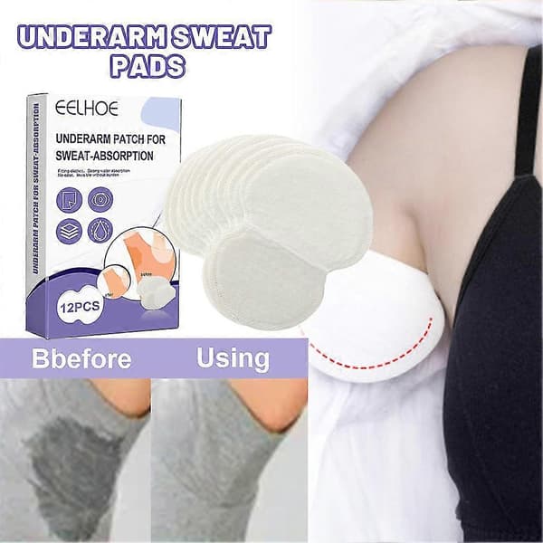 36x Engångs svettkuddar Plåster Antiperspirant Underarmskydd Ark