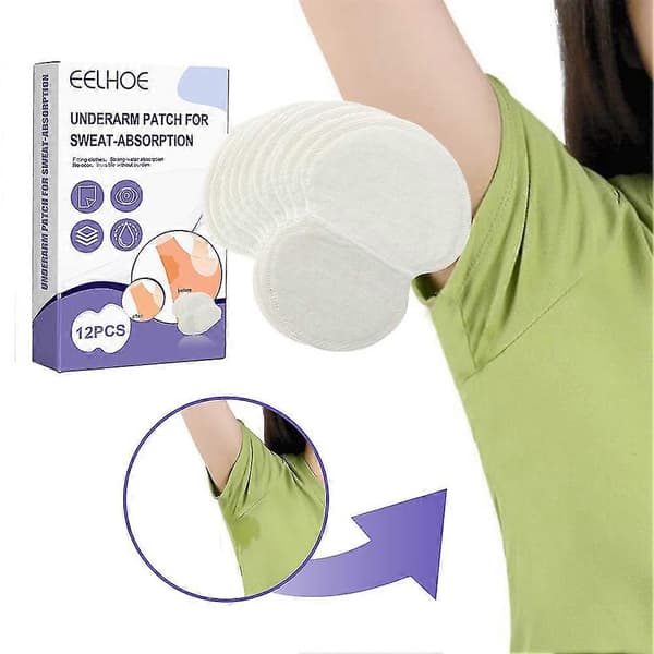 36x Engångs svettkuddar Plåster Antiperspirant Underarmskydd Ark
