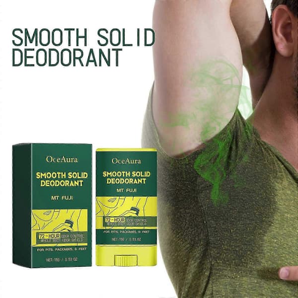 ExquisiteBody Deodorant For Men Smooth Solid Stick Smooth Smooth Solid Deodorant-72 Hour Odor Control