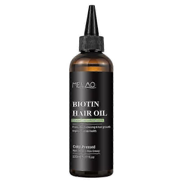 Biotin hårolja för hårväxt | Med kaffebönolja & arganolja | Hårstärkande behandling |