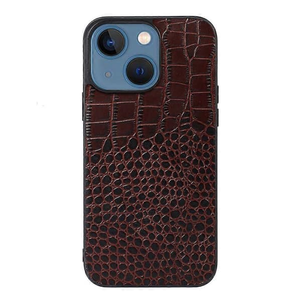 Krokodil läderfodral för iPhone 13