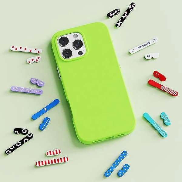 Til iPhone 16 Plus/iPhone 16 Pro/iPhone 16 Pro Max/iPhone 16 TPU udskiftelige taster YOYOISLES Click Bu