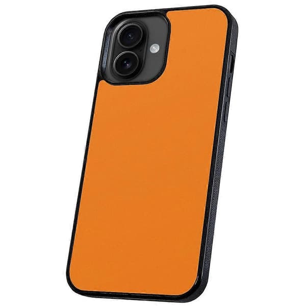 iPhone 16 - Deksel/Mobilskall Oransje