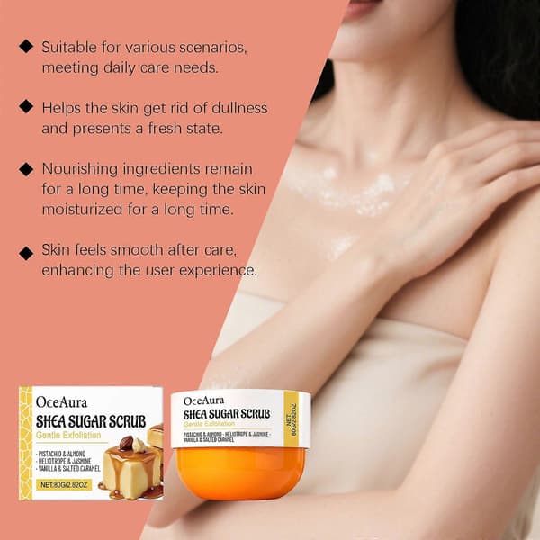 Exfoliating Body Scrub, Brightening and Moisturizing Sugar Scrub