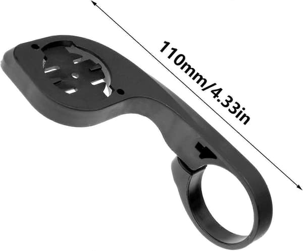 2 stk. frontmonterte sykkelcomputerfester kompatible med 31,8 mm styrer, kvart omdreining og vridning