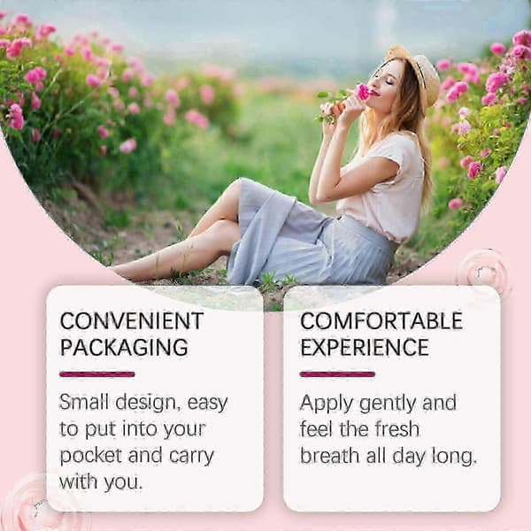Solid Eau deodorant for kvinner Elegant Forfriskende Silkeaktig Lett Eau deodorant Bærbar Par Dating Eau deodorant
