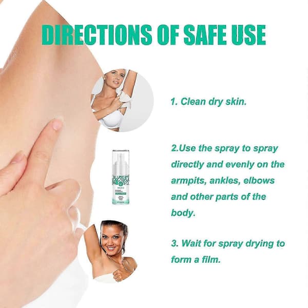 Grønn Te Deodorantspray, Langvarig Friskhet, Luktkontroll, Sensitiv Hud, 30ml