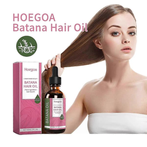 Batana hårolja, mjukt glansigt hår, fluffig hårbottenvård, hårolja, 60 ml (endast export)