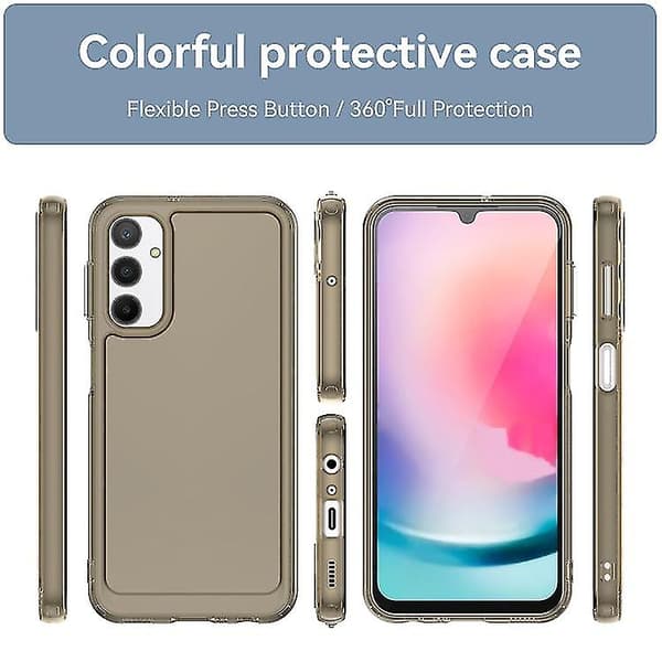 Til Samsung Galaxy A24 4g Candy Series TPU-telefondeksel
