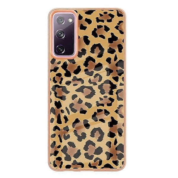 For Samsung Galaxy S20 FE Galvanisering Marmor Dual-side IMD Telefonveske