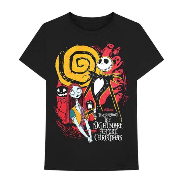 Nightmare Before Christmas Unisex Voksen Ghost T-Shirt
