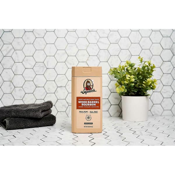 Dr. Squatch Kropsvask til mænd uden eksfoliering - Wood Barrel Bourbon - 414 ml