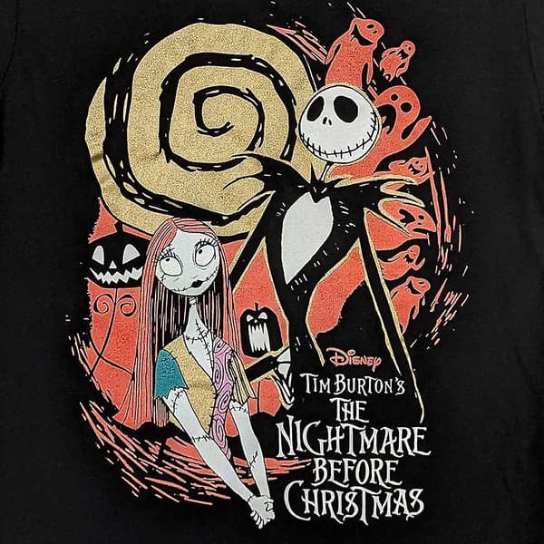 Nightmare Before Christmas Embellished Ghosts T-shirt