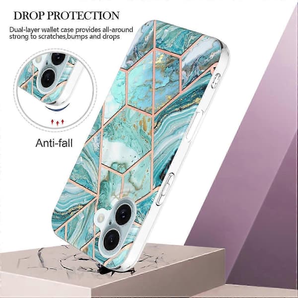 Marmor TPU-cover til iPhone 16