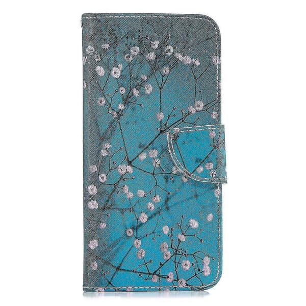 For Samsung Galaxy J4 Plus / J4 Prime Phone Case Pattern Printing Card Holder Leather Mobile Phone Case