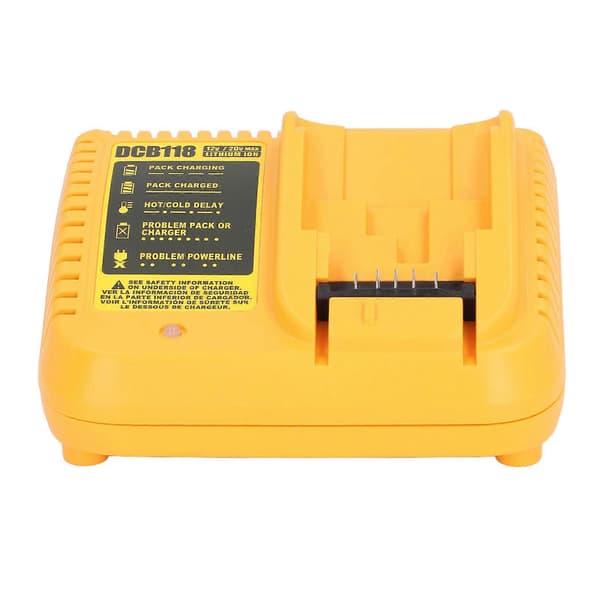 Erstatningslader for elektroverktøy 20V litiumionbatteri DCB118 DCB105 DCB015 DCB112 for DCB206 DCB606 DCB609 DCB204 DCB612 DCB201