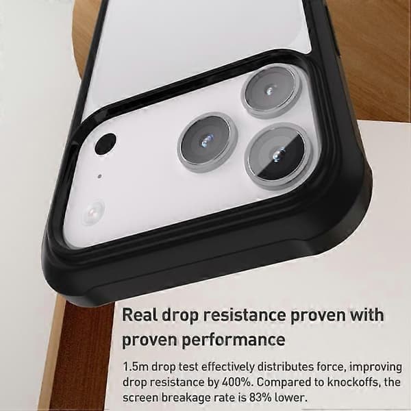 iPhone 17 Dubbelsidigt Skyddsfodral i Plastglas
