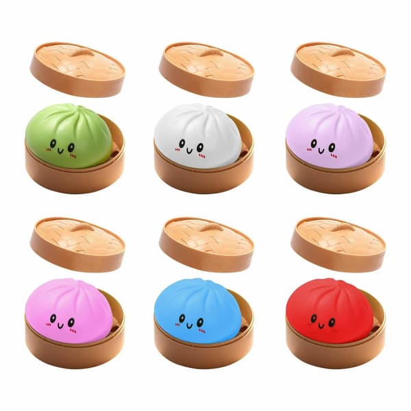Hullun hauska sateenkaari mysteeri Squishy Bun mysteeri Dumpling lelu