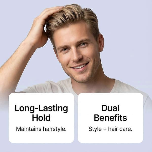 Hårstylingspray, 2 stk., daglig hårstylingspray til mænd