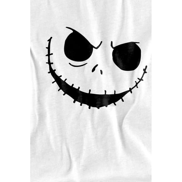 The Nightmare Before Christmas Jack Face T-shirt til mænd