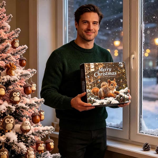 Julekalender 24-dages nedtællingskalender med legetøj til jul